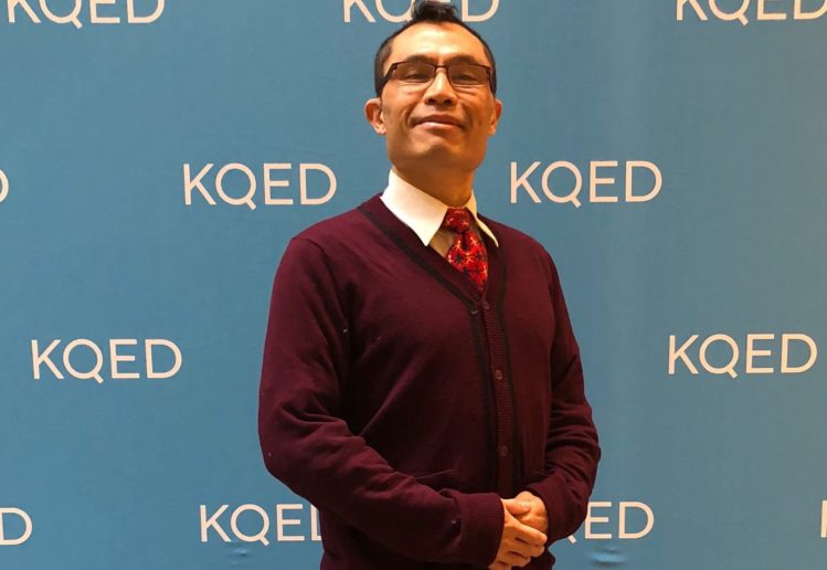 rik at KQED on Mister Rogers Day
