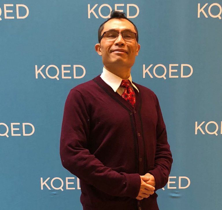 rik at KQED on Mister Rogers Day